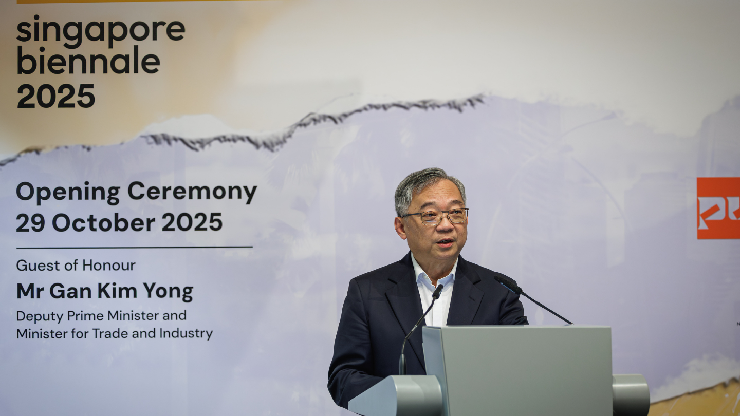 20251029 DPM Gan Kim Yong at the Singapore Biennale 2025 Opening Ceremony: “Pure Intention”